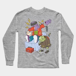 Frankenstein Dab Halloween Gift Long Sleeve T-Shirt